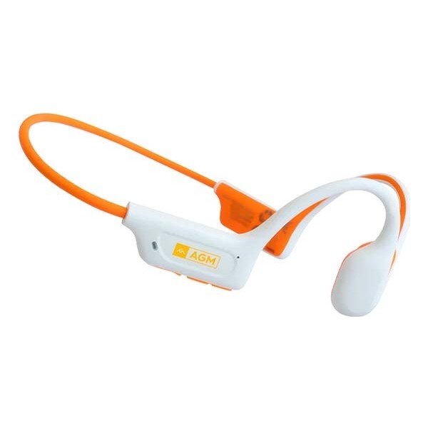 Agm motion buds blanco + naranja / auriculares de conducción ósea inalámbricos **DESCUENTO EQUIVALENTE A LOS GASTOS DE ENVÍO (código GE)**